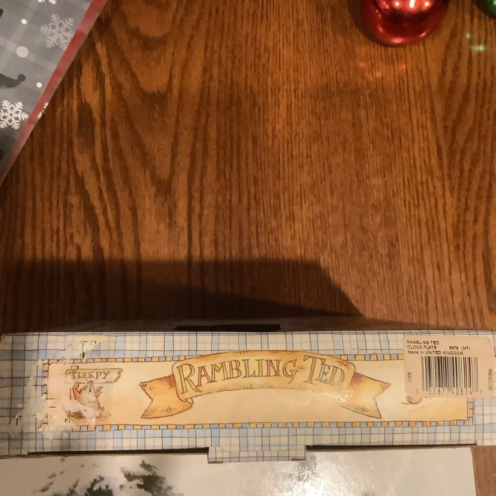 Vintage Wedgwood England Rambling Ted Children’s Wall Clock